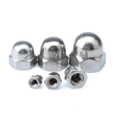 ASTM M8 Stainless Steel SS304 A4 Hex Domed Nut